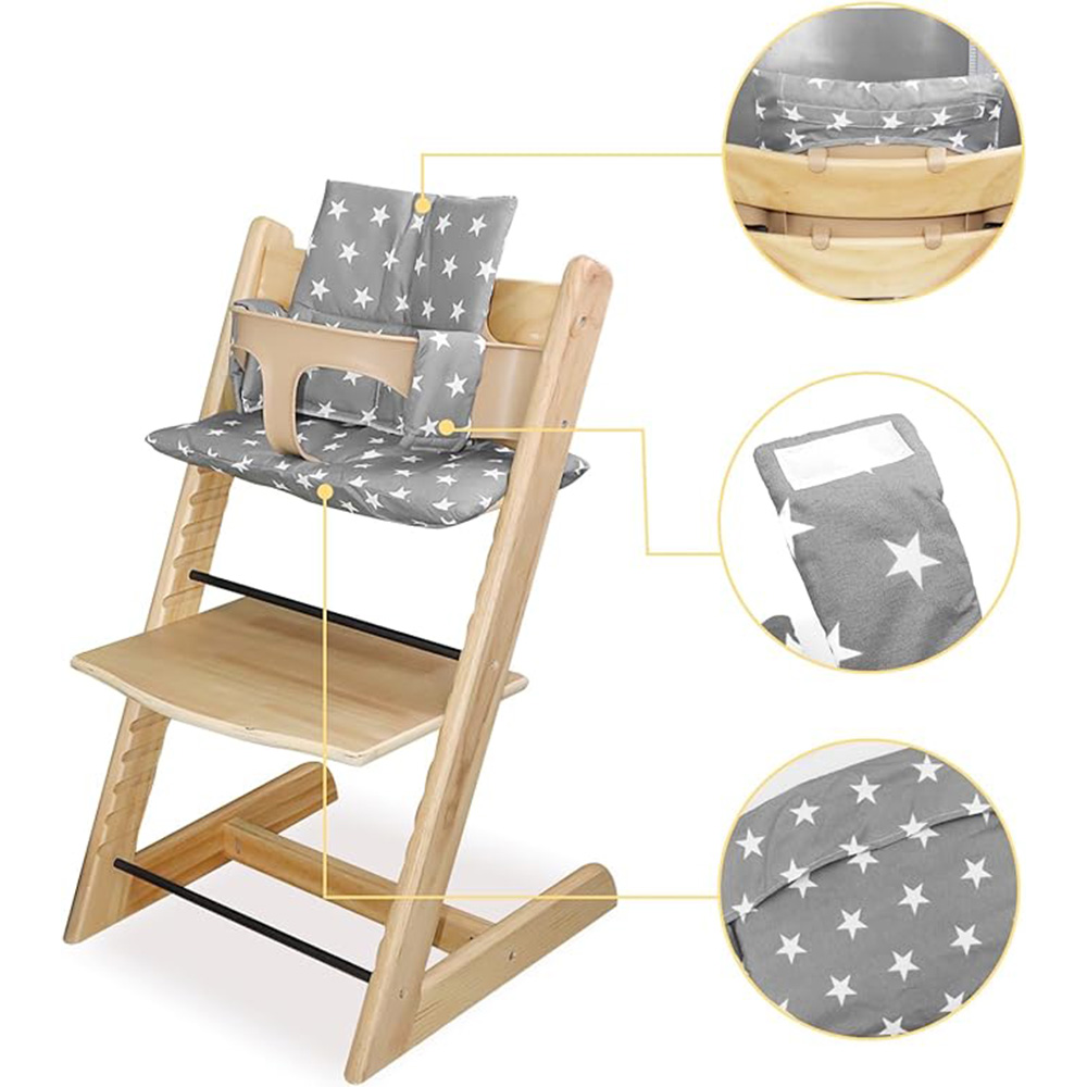 Coussin de chaise lavable pour la croissance, 1 pièce, coussin de chaise d'alimentation pour bébés, accessoires d'alimentation pour bébé, coussin de remplacement de repas pour Stokk
