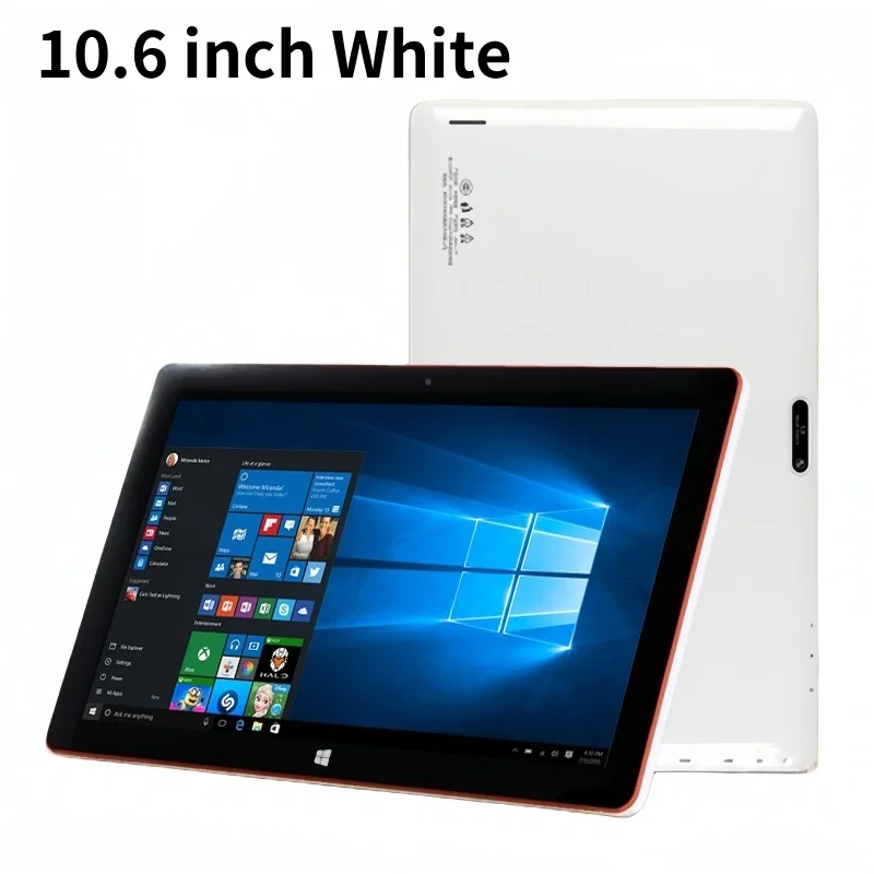 10,6 '' Windows 10 C24 tablet-pc 2 GB RAM 32G ROM Dubbele camera WIFI 6600 mAh 1,33 GHz Quad Core 1366 x 768 IPS USB 3.0
