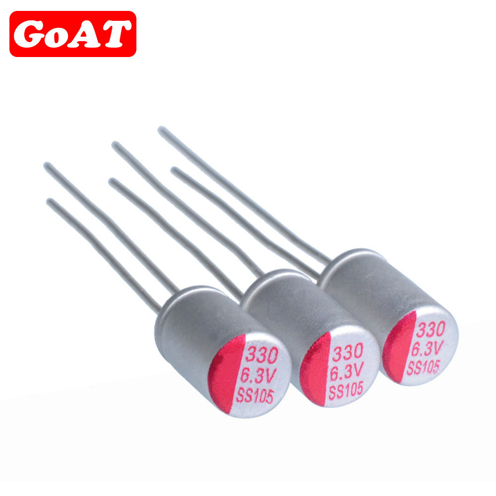 Condensador sólido de polímero 6,3 V 10V 16V 25V 35V 50V 100V 4,7uF 10uF 22uF 33uF 47uF 68uF 100uF 220uF 270uF 330uF 470uF 1000uF 2200uF
