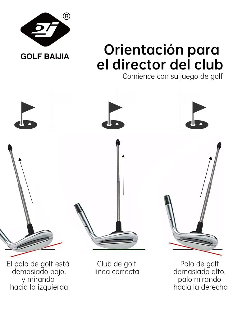 Herramienta de ajuste del ángulo de mentira para palos de Golf, cortador de Golf magnético, indicador de dirección, palo de iluminación para palos de Golf, mejora el entrenamiento de habilidades del juego