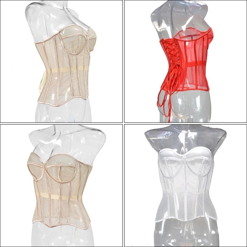 Bustiê peixe com cintura cintura espartilho