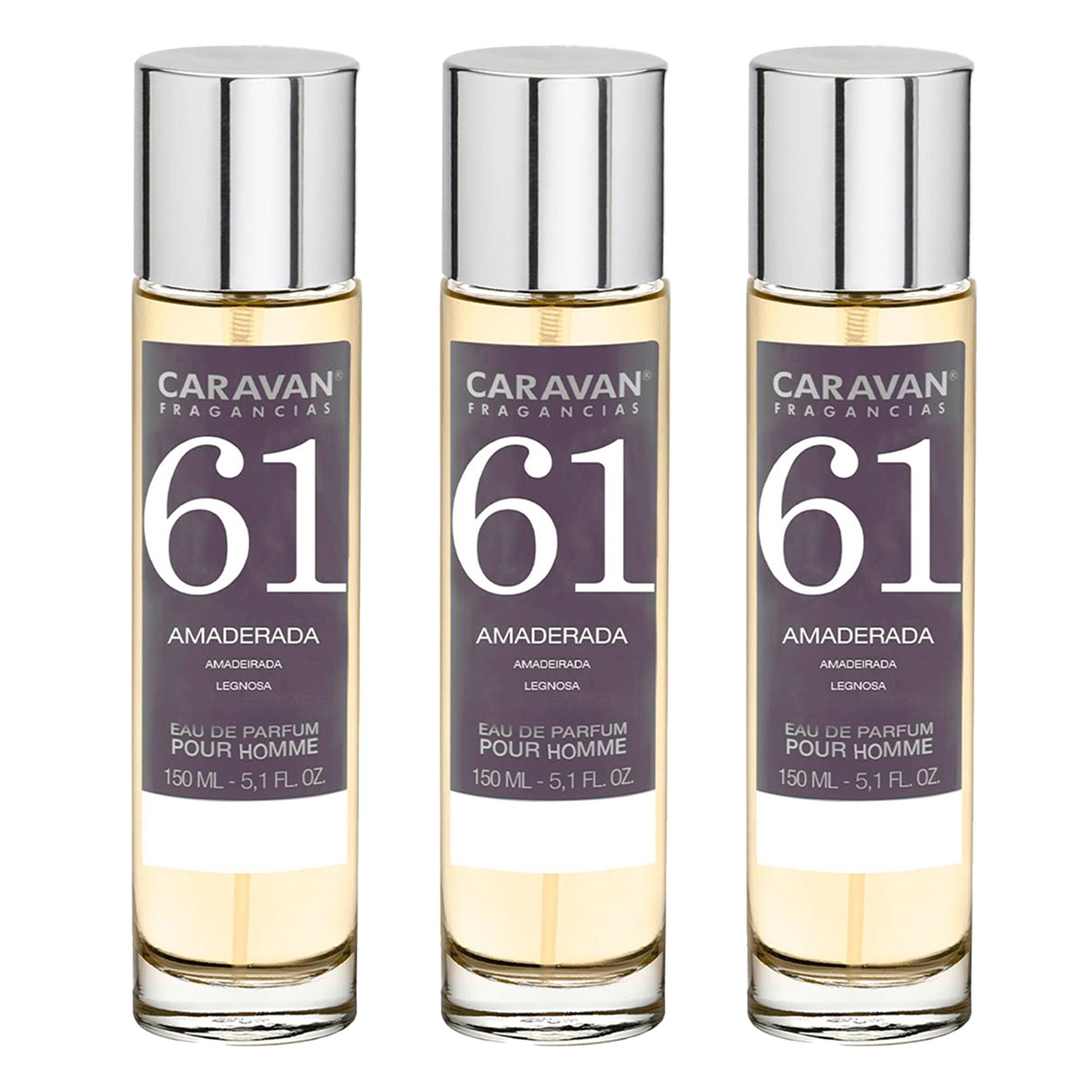 3x Caravan Perfume de Hombre Nº61 - 150ml.