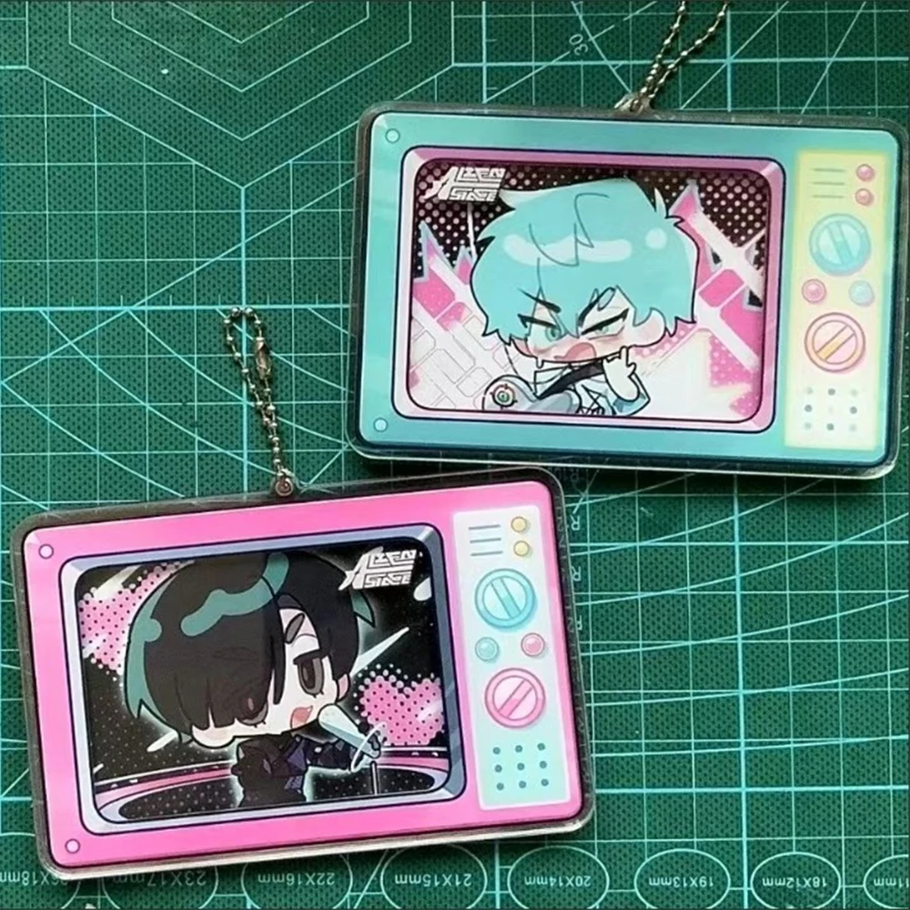 Anime Alien Bühne Ivan Till Acryl Schlüsselanhänger Kawaii Handykette Rucksack Anhänger Ornament Schlüsselanhänger Zubehör Geschenk