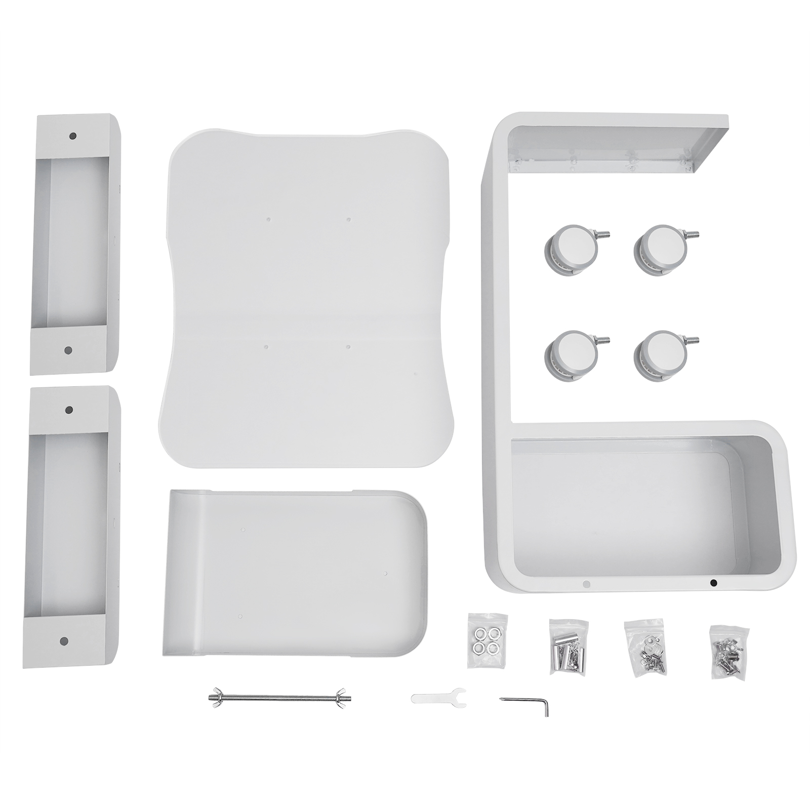 Chariot roulant à 2 niveaux pour Salon de coiffure, SPA, chariot en acrylique, support de rangement pour Machine de beauté