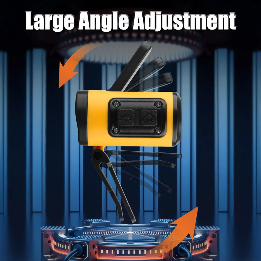 Linterna frontal LED con Sensor inteligente, linterna recargable de TPYE-C con pantalla de potencia, para montar, pescar, acampar y exteriores