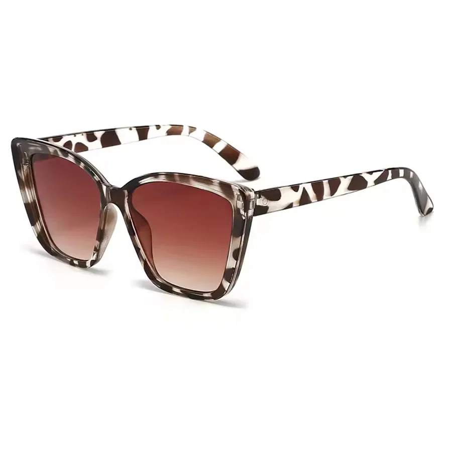 Retro Cat Eye แว่นตากันแดดผู้หญิงกรอบแว่นตากันแดดขนาดใหญ่ผู้หญิงยี่ห้อ Designer Retro แฟชั่นแว่นตาตกแต่ง