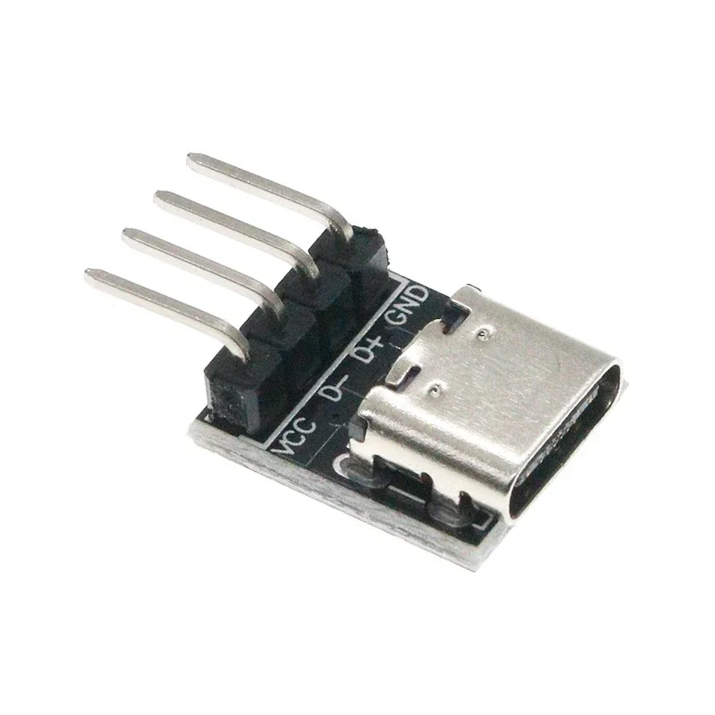 La placa de conversión de energía de alta corriente USB3.1 16P a 2,54 se inserta en ambos lados de la placa de prueba de base TYPE-C