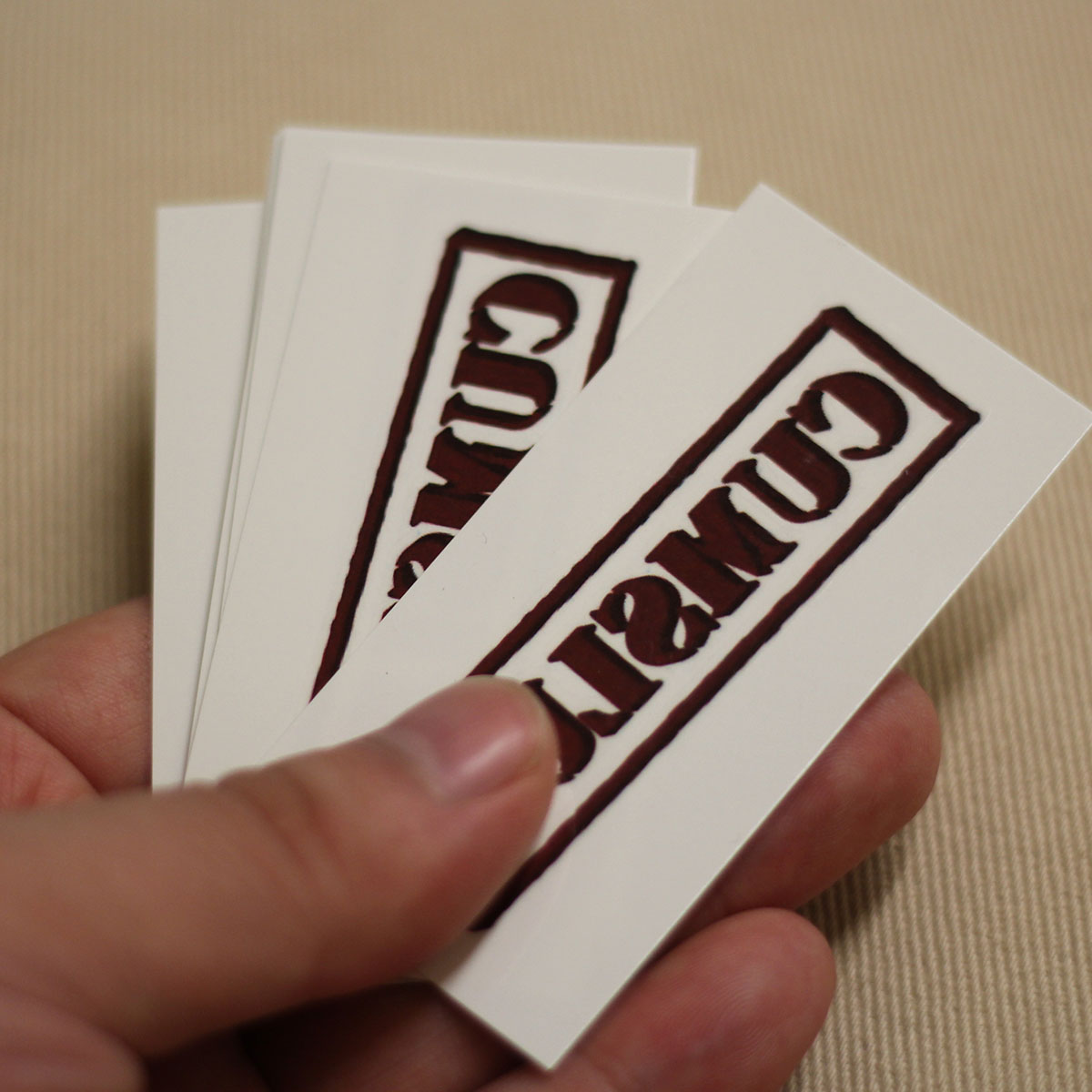 com 2 tatuajes temporales cuckold con letras en inglés, pegatina impermeable para adultos.