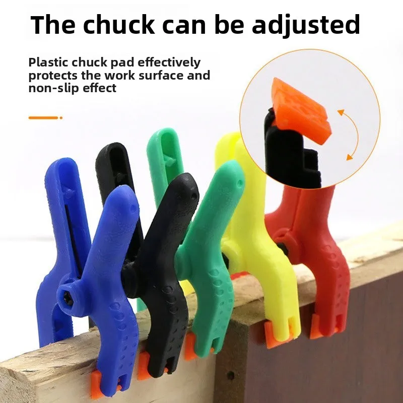 2-inch Color Mini Plastic A-clip Photography Cloth Clip Woodworking Tool Fixing Spring Clip Accessories Fixed Clamp