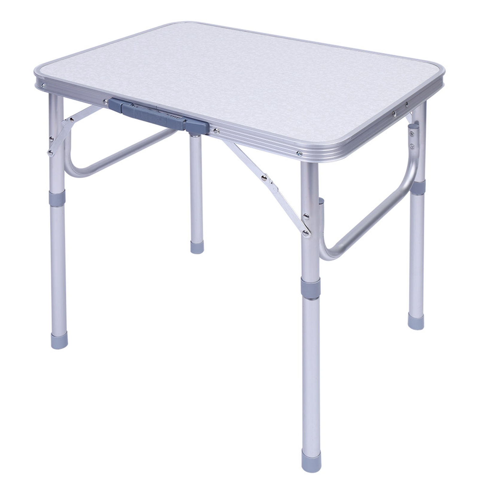 1x Aluminum Alloy Adjustable Folding Table Desk Stand Tray for Outdoor Garden Camping Picnic