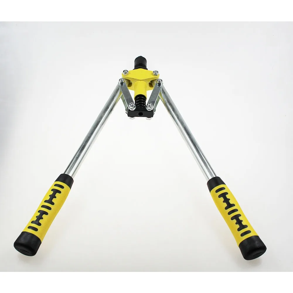 1Set Dubbele Kern Trekkende Handklinkhamer Pistool Handmatig Trekken Klinknagel Pistool Pull Cap Pistool Willow Klinknagel Handgereedschap