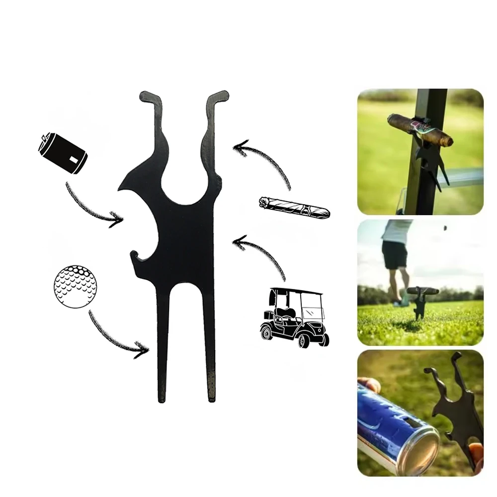 1PC/2PCS Golf Multi-Strumento Universale Clip di Sigaro Birra e Divot Strumento Magnetico Carrello di Golf Portasigari Clip Carrello di Golf accessori
