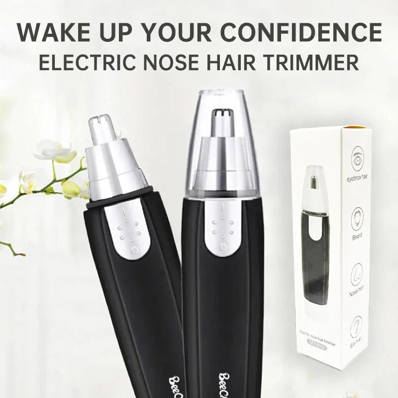 Tagliacapelli elettrico per naso per uomo modello di batteria rifilatura naso capelli donne narici tagliare le forbici per capelli coltello per capelli nasale