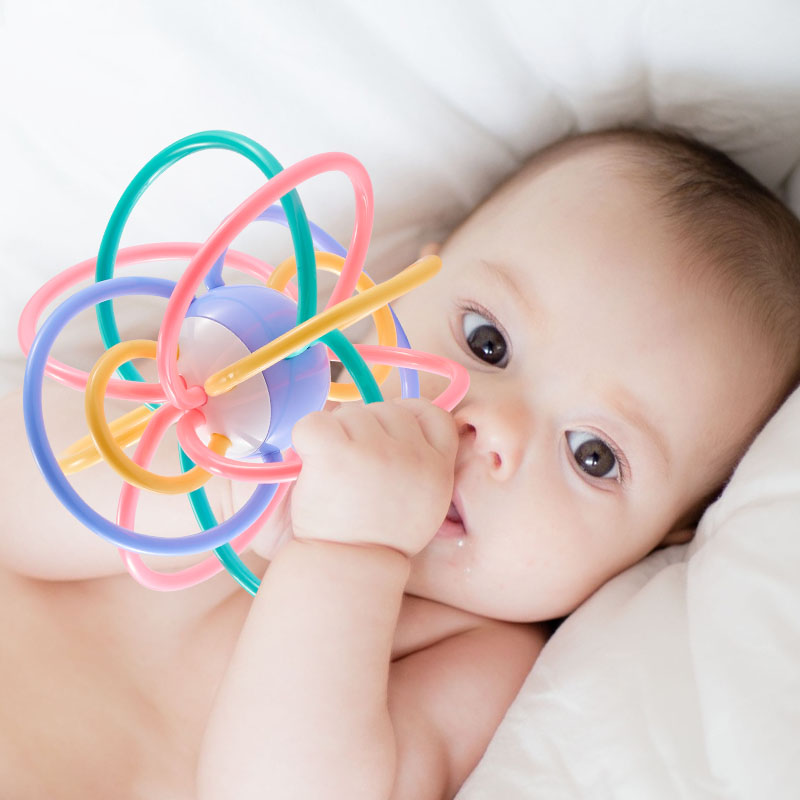 赤ちゃんのおもちゃ 0 6 12 ヶ月ガラガラおしゃぶりおもちゃ開発ゲーム赤ちゃん感覚おもちゃソフトシリコーンチュアブル新生児アイテム