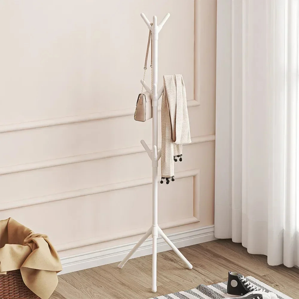 ขายใหม่ยืน Coat Rack Hook ครัวเรือนแขวนเสื้อผ้ายืนห้องนอนเสื้อผ้า Rack ประหยัดพื้นที่เสื้อผ้า Rack
