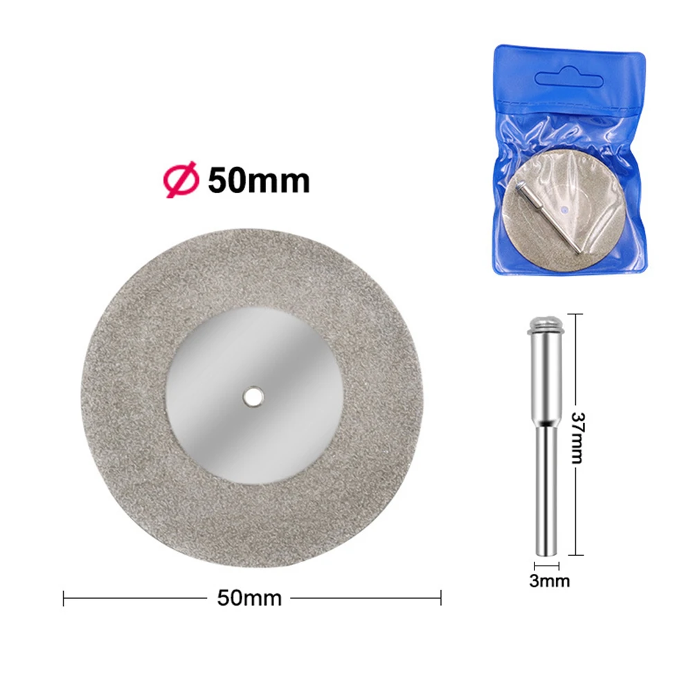 40/50/60mm 미니 다이아몬드 커팅 디스크 목재 금속 절단 로타리 도구 원형 톱 블레이드 전동 공구 액세서리