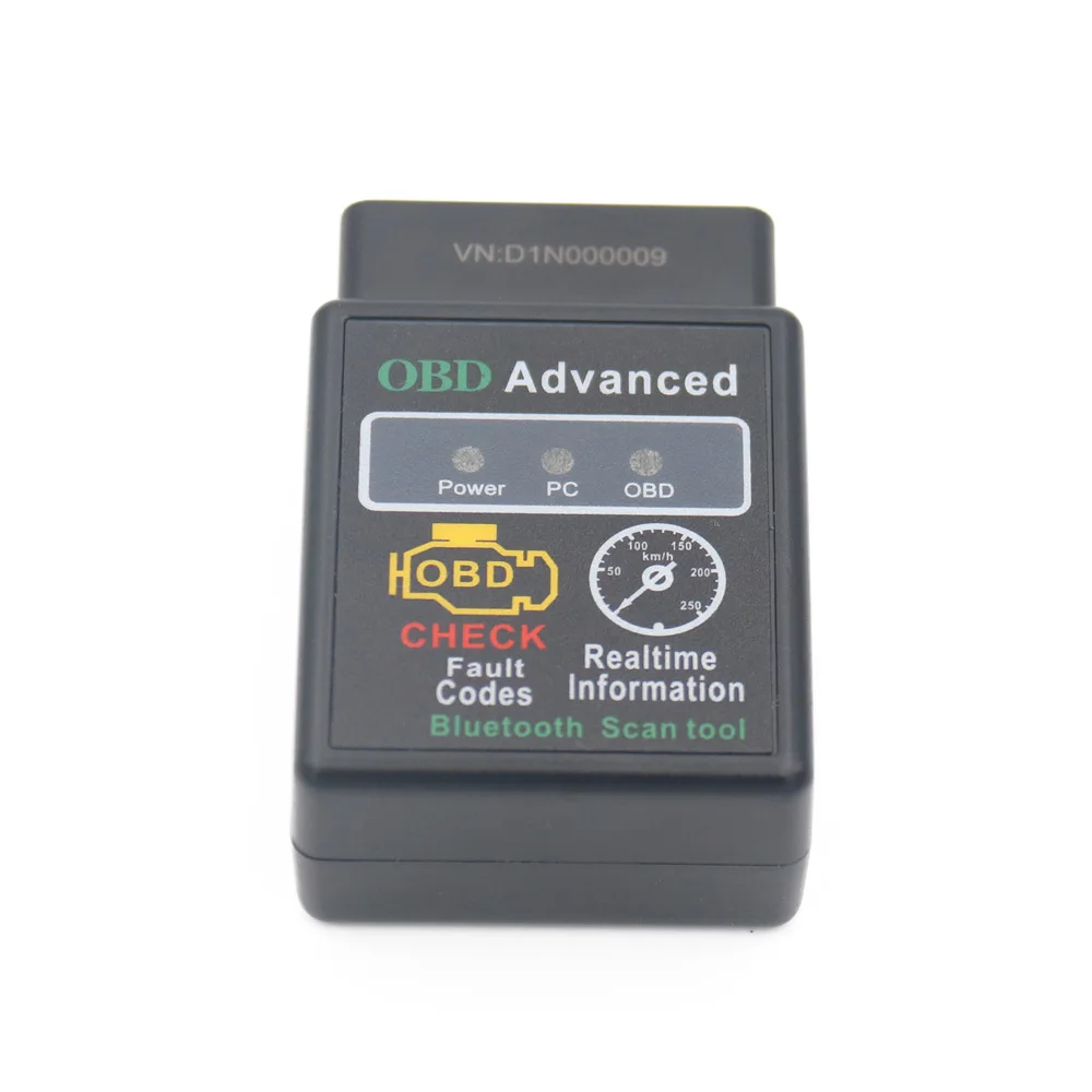 Herramientas de diagnóstico automotriz, escáner OBD2 Compatible con Bluetooth, lector de código V1.5, escáner de diagnóstico OBDII para Android IOS Windows