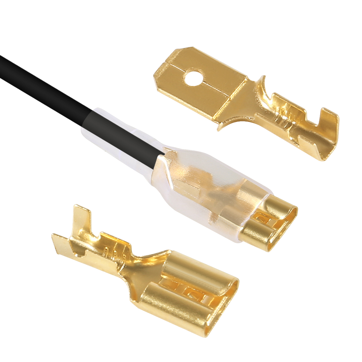 270PCS Box Isolierte Männlich Weiblich Draht Stecker 2,8/4,8/6,3mm Elektrische Crimp Terminals Termin Spaten anschlüsse Assorted Kit