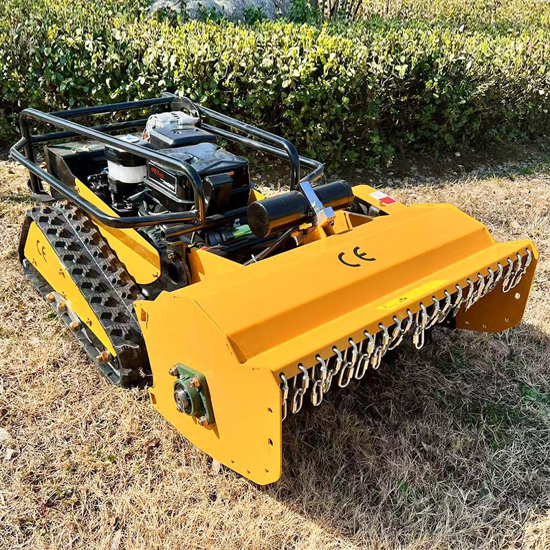 Aangepaste CE EPA dieselmotor all-terrain gras snijmachine landbouw rubberen rupsen afstandsbediening robot grasmaaier