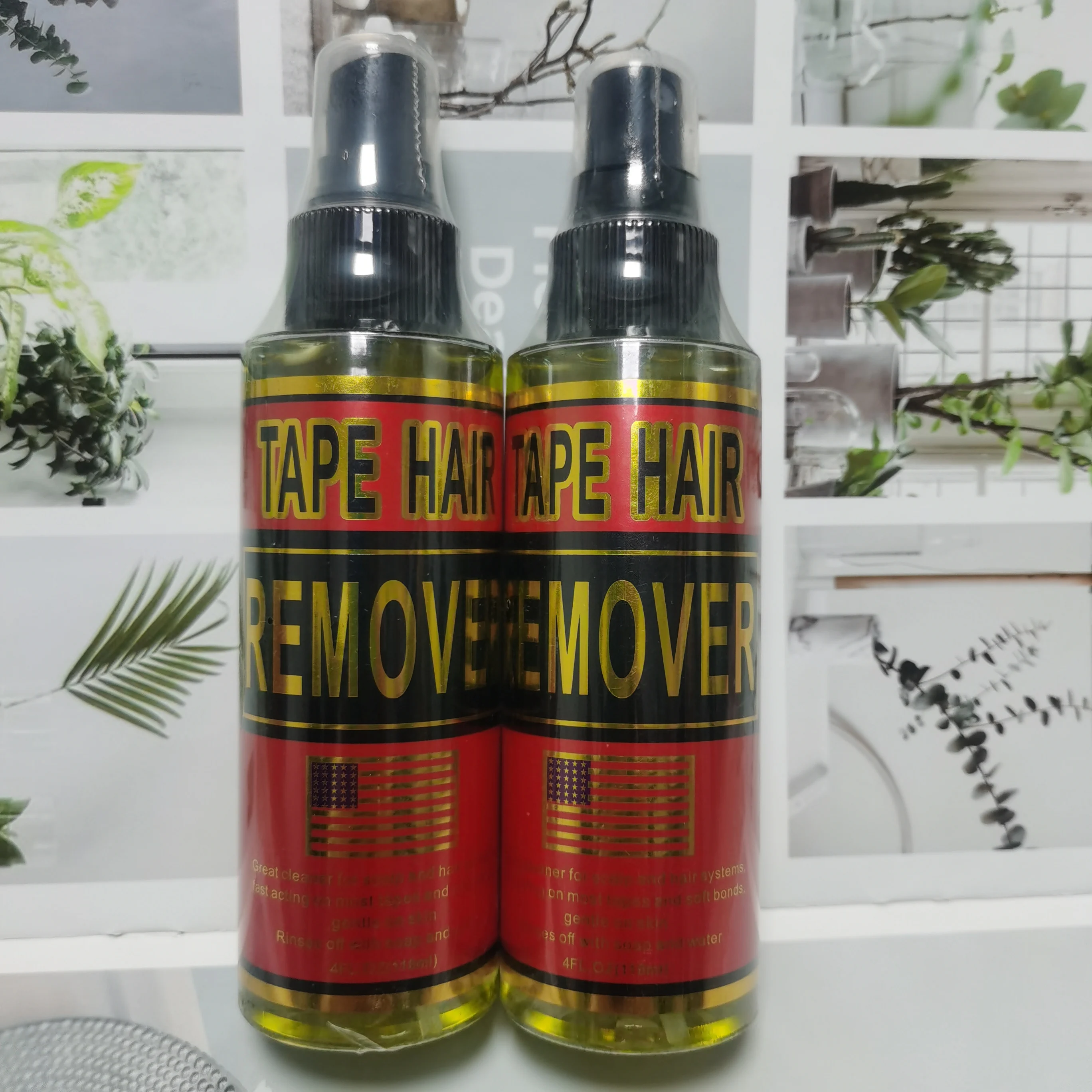 Dispositivo di rimozione colla per pizzo 4 Oz 118ml Nastro per rimozione estensioni Nastro spray per rimozione colla per parrucca Solvente adesivo