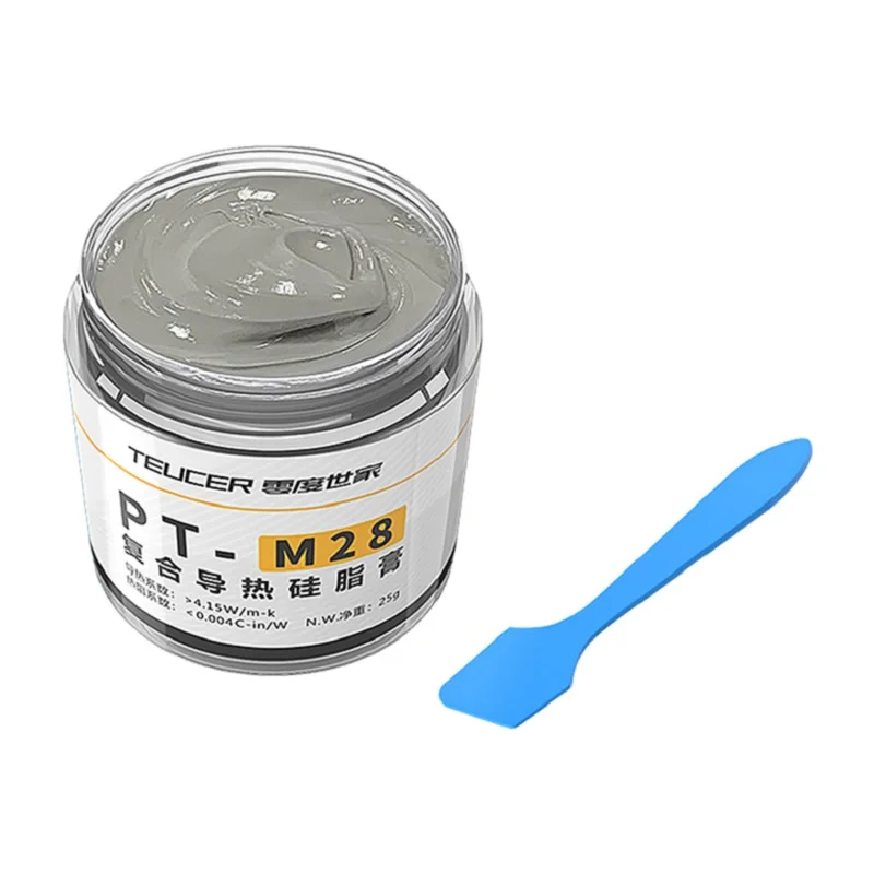 TEUCER PT-M28 Thermal Grease Composite Thermal Conductive Silicone Grease Heat Sink Compound Cpu Computer CPU Thermal Plaster