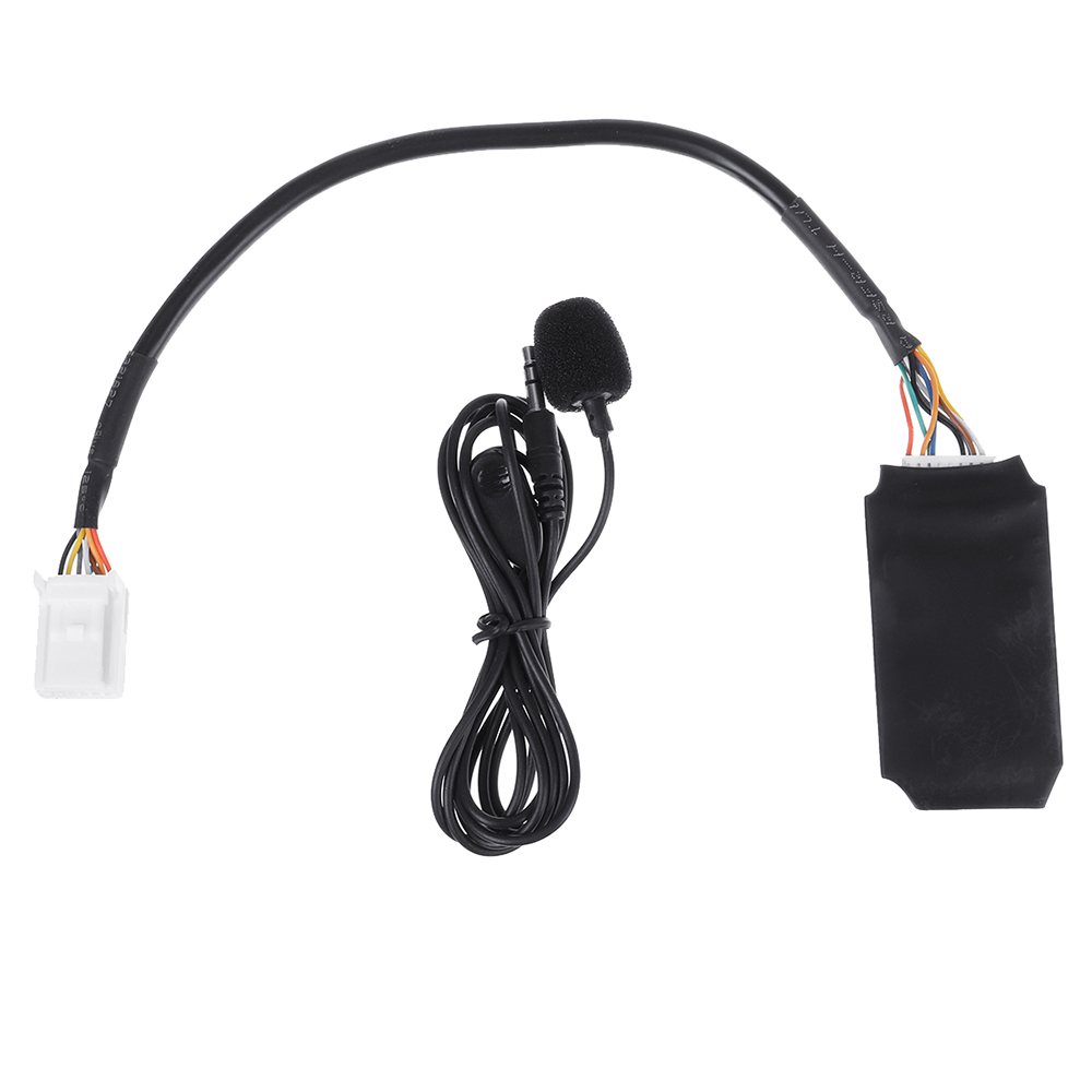 Radio samochodowe Adapter audio Kabel Bluetooth Aux Mikrofon Zestaw głośnomówiący Interfejs muzyczny Dysk Box dla Toyota Reiz/Camry/Corolla