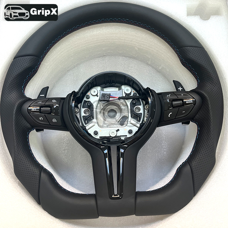 Кожаная ручка на руль для BMW F30 F20 F22 F23 F33 F34 F48 X5 F15 X1 X3 F25 M3 F80 E90 E70 E84