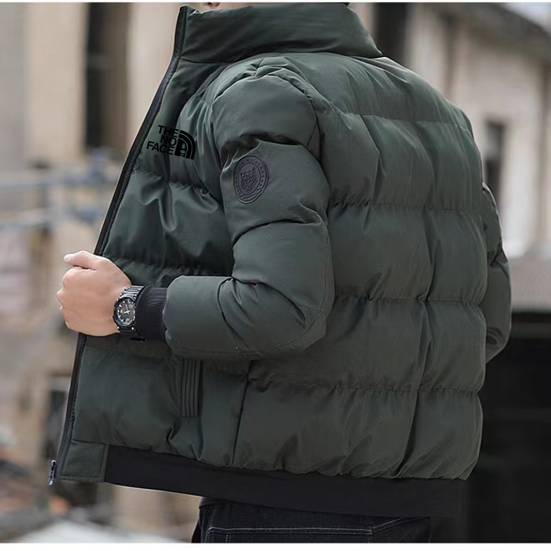 ฤดูหนาวแจ็คเก็ตผู้ชายStand Collar Warm Down Jacket Streetแฟชั่นแบรนด์ลําลองผู้ชายParka North Coat