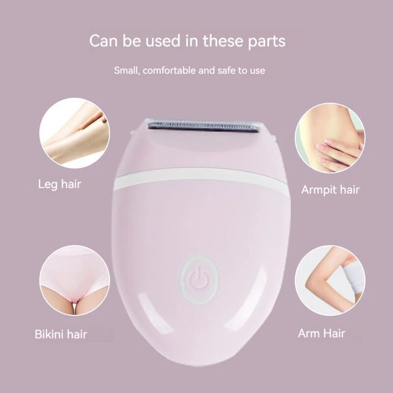 Trimmer per macchina per la depilazione per donna Punta del coltello Impermeabile per tutto il corpo Lavabile per ascelle Capelli e peli delle gambe senza macchie nere