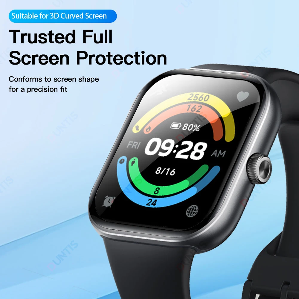 Screen Protector for Xiaomi Redmi Watch 5 3D Curved Screen Protector Redmi Watch5 Ultra-HD Full Coverage Protective Accessories