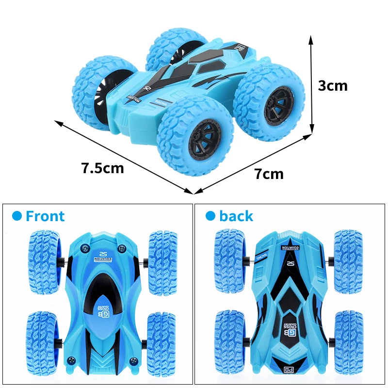 Brinquedos infantis modelo à prova de quebra, carro divertido, veículo lateral duplo, segurança por inércia e resistência a quedas, brinquedos para crianças, meninos
