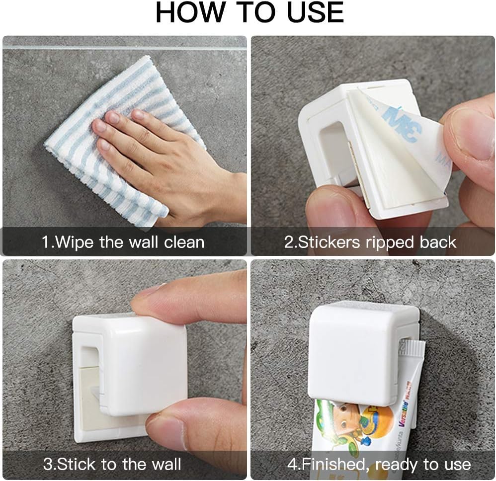 1/2/3/5/10 pçs punch-livre suporte de escova de dentes fixado na parede titular rack de armazenamento suportes organizador acessórios do banheiro