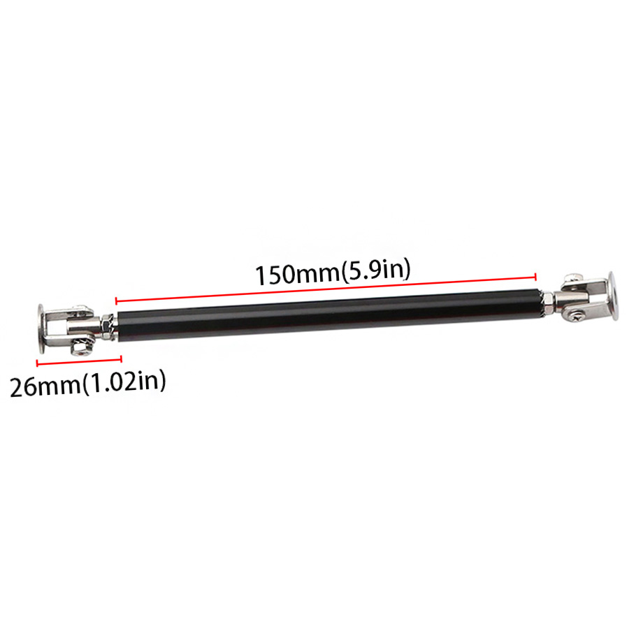 多機能ペーストスタイルスプリッターストラットロッド調整可能な 15 センチメートルフロントスプリッターサポートロッドバンパーリップスプリッターテールサポート R