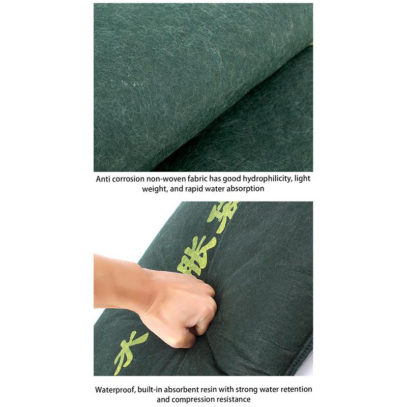 กระสอบทรายดูดซับน้ําถุงขยายดูดซับน้ํา 5X Water Dam Barrier นํากลับมาใช้ใหม่การดูดซึมน้ําอย่างรวดเร็วสําหรับประตูลาน