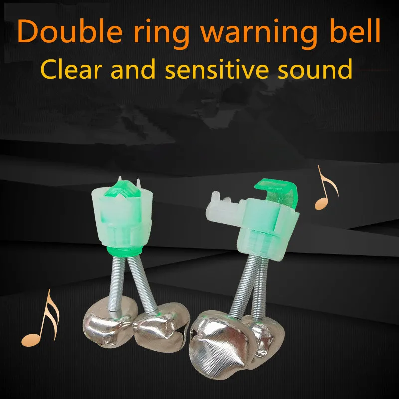 10PCS Outdoor Fishing Clamping Rod Ring Alarm Fishing Gear Fish Accessories Wild Fishing Sea Fishing Alarm