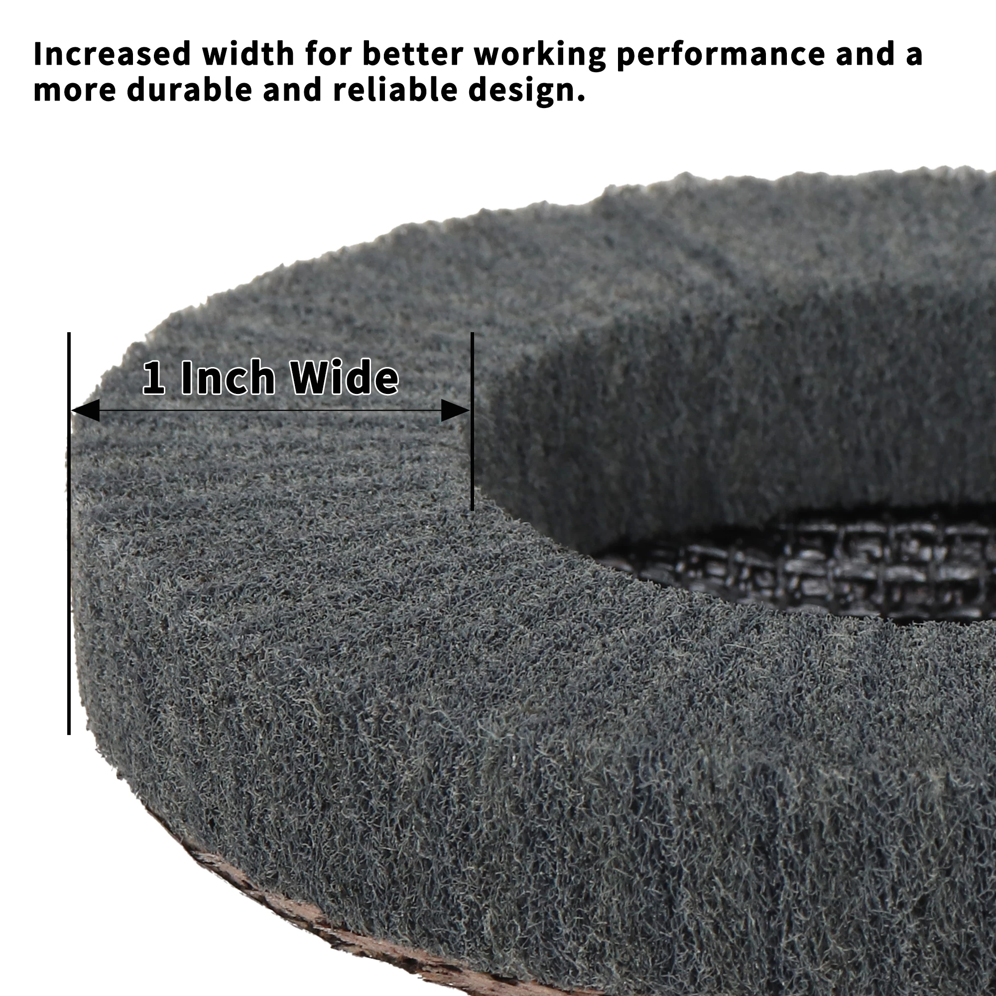SIFANG 4/4.5/5 Inch 1PC Nylon Fiber Flap Polishing Wheel Disc 800 Grit For Angle Grinder For Wood Metal Buffing