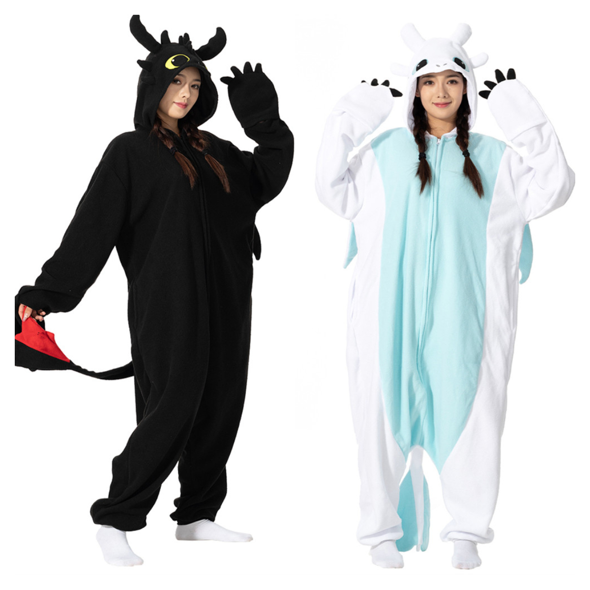 Onesieshow pijamas de animales Kigurumi, mono de Halloween para adultos y niños, pijama sin dientes de dibujos animados, fiesta de Cosplay, ropa de casa para hombres y mujeres XXL
