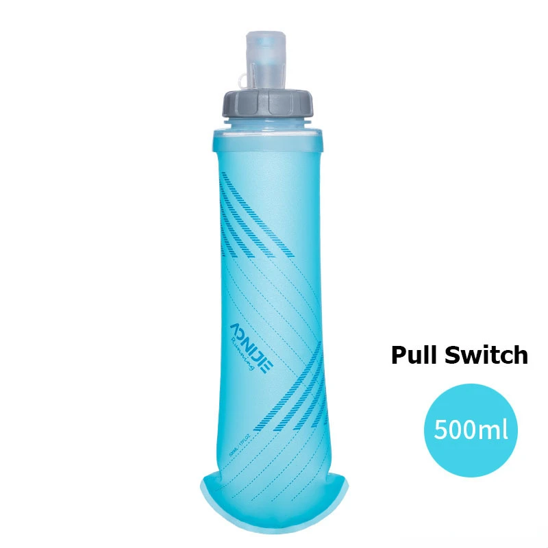 AONIJIE 250Ml 500Ml Mềm Bình Gấp Thu Gọn Nước TPU An Toàn Không Chứa BPA Cho Chạy Hydration Pack Eo túi Áo SD09 SD10