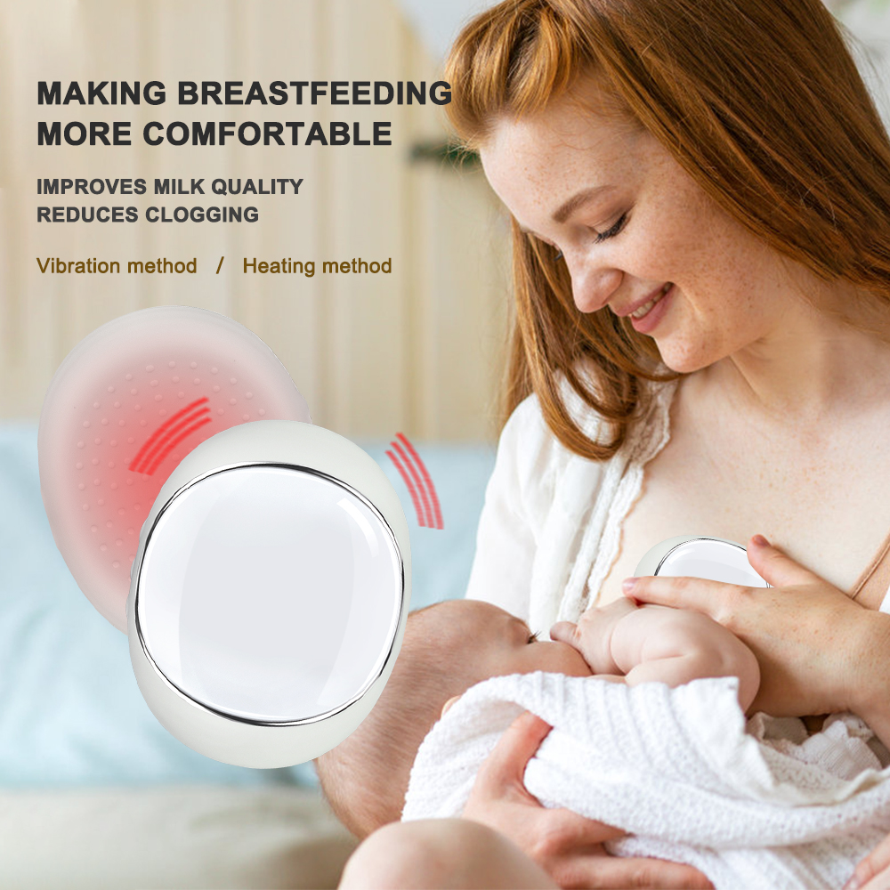 Erwärmung Stillzeit Massager Stillen Postpartale Wesentliche Wärme & Vibration Unterstützung für Verbesserte Milch Fluss Mastitis