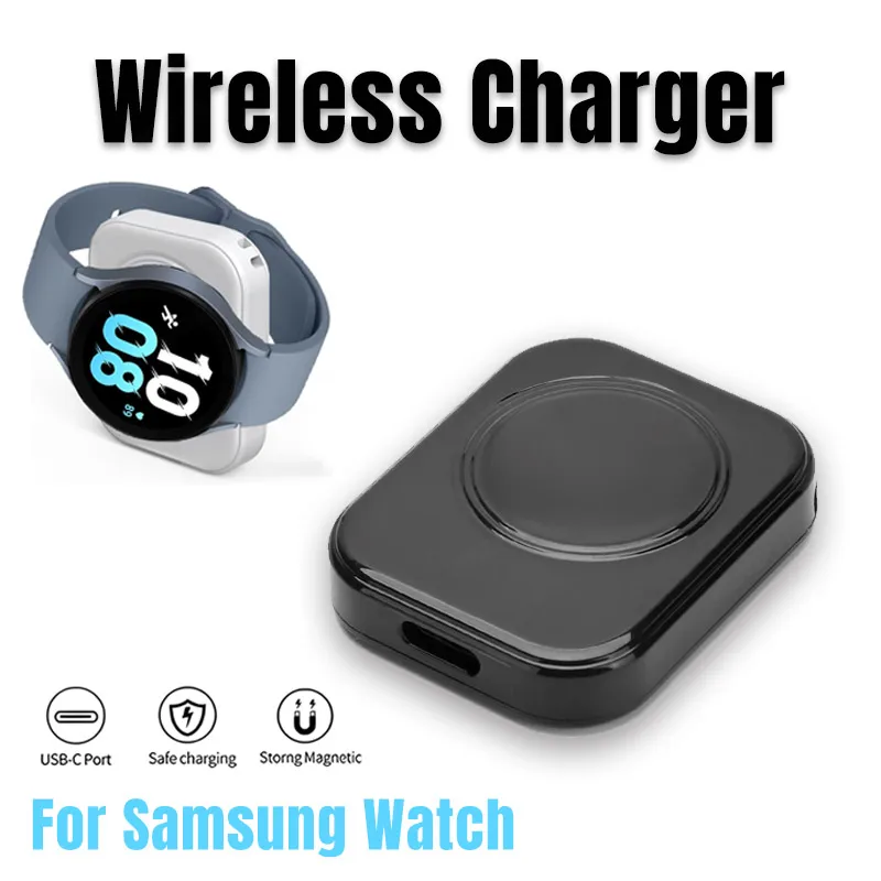 แม่เหล็กประเภท C นาฬิกาไร้สายสําหรับ Samsung Galaxy นาฬิกา Ultra/7/6/6 Classic/5 Pro/5/4 /4 classic/3/Active Fast Charging
