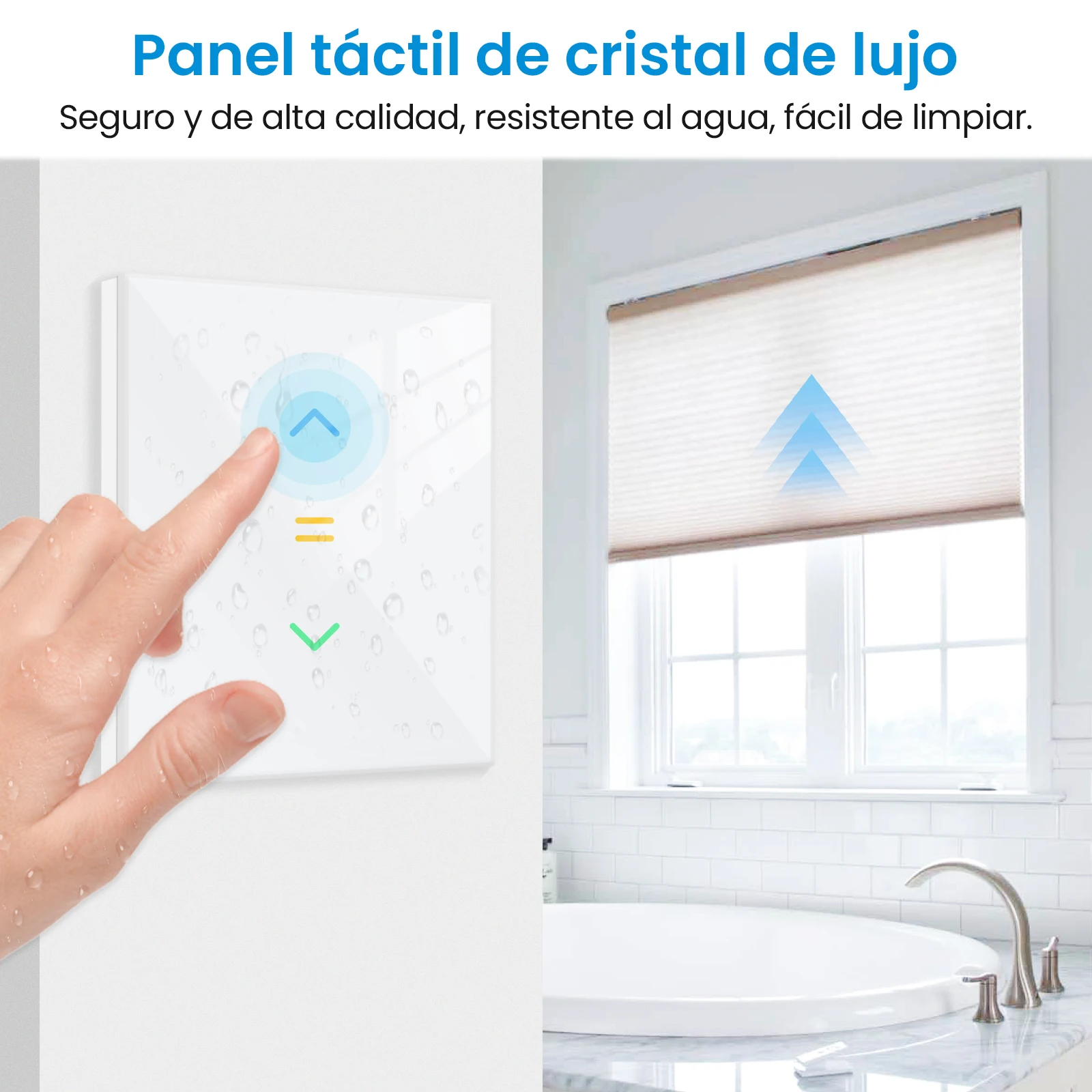 LoraTap-interruptor de persiana enrollable para Motor de cortina automático, aplicación Tuya Smart Life, porcentaje, Control remoto por voz, Google Home, Alexa