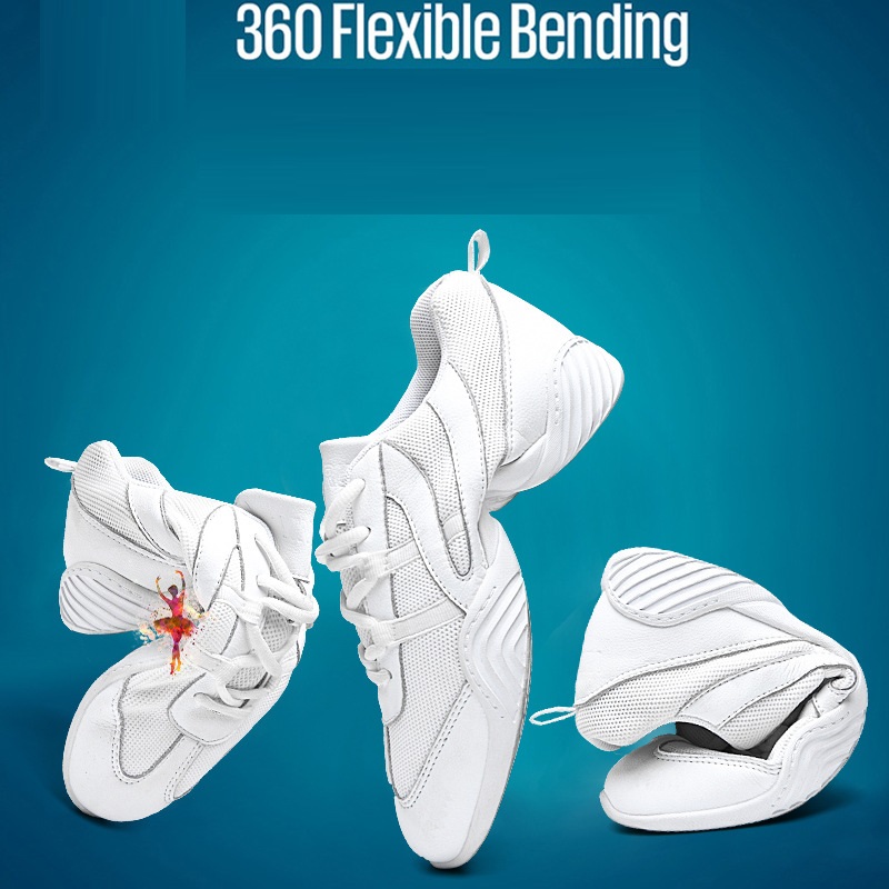 Neue Wettbewerbs Aerobic Schuhe Frauen Cheerleading Kinder Gymnastik Schuhe Training Wettbewerb Schuhe Weiche Sohlen Square Dance