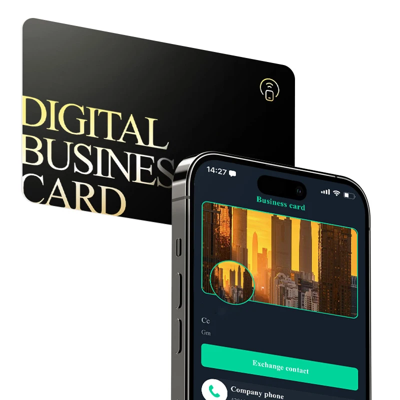 Digital Business NFC Contactless Social Recognition Card NFC Business Card Fast Reading Ntag 215 NFC Card