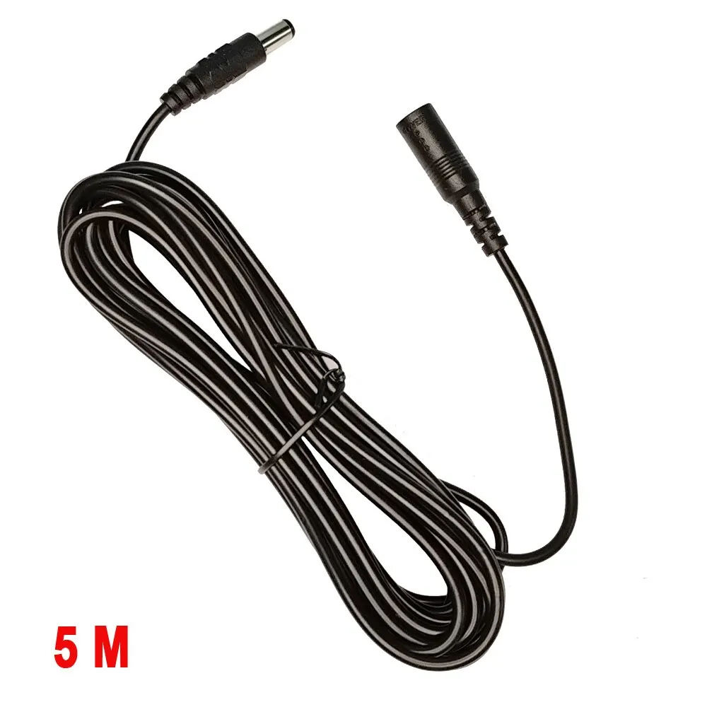 10M/ 5M 5.5mm * 2.1mm DC สายไฟต่อพ่วงแจ็คอะแดปเตอร์นำสาย DC ปลั๊กตัวเมียตัวเมียตัวผู้ต่อภายนอก