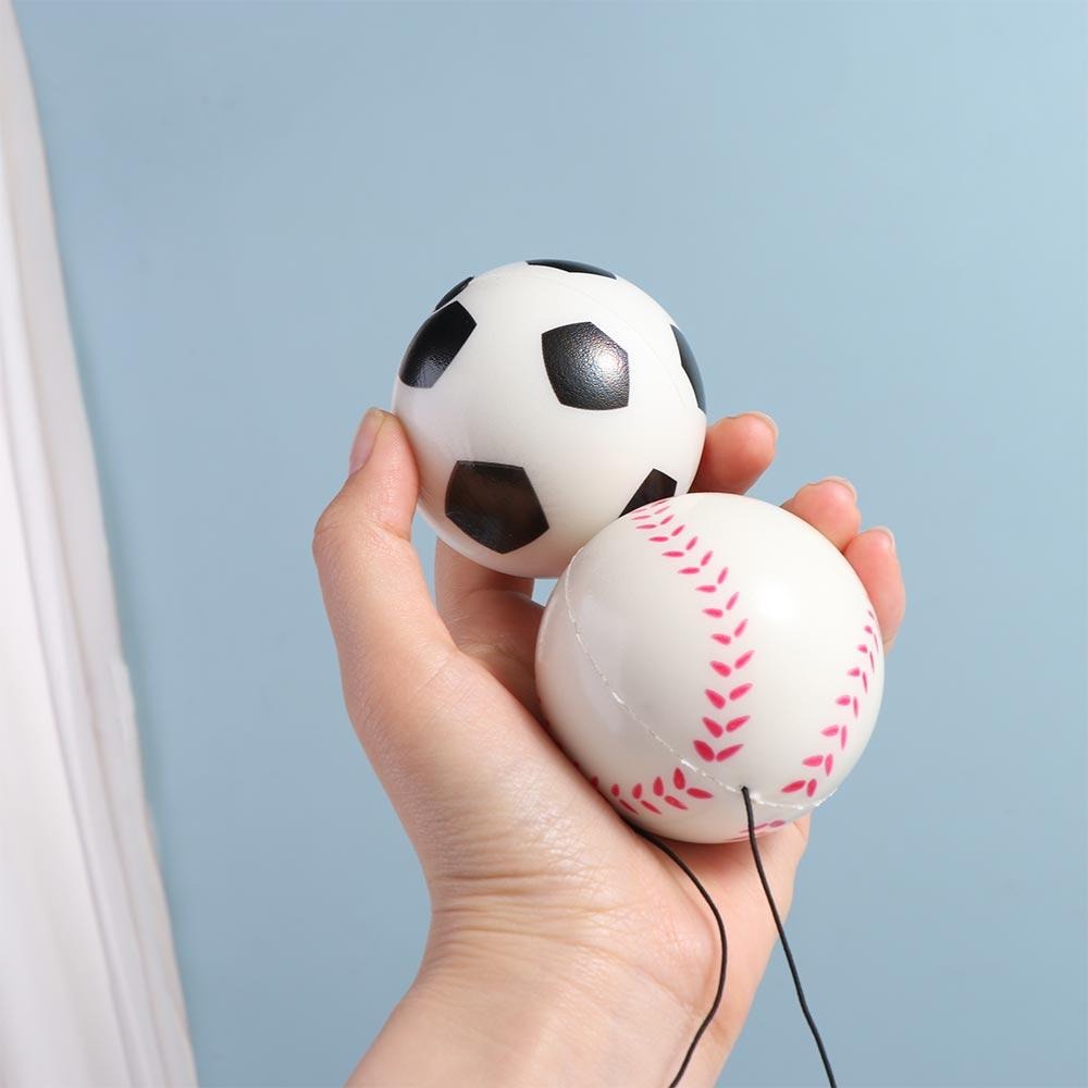 On String Elastic Bouncing Return Ball Boring Hand Ball Game Hand Rebound Ball Baseball Basketball