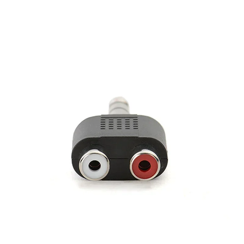 6,35 mm 1/4 pulgadas TRS estéreo Jack macho a 2 RCA hembra enchufe Y adaptador divisor