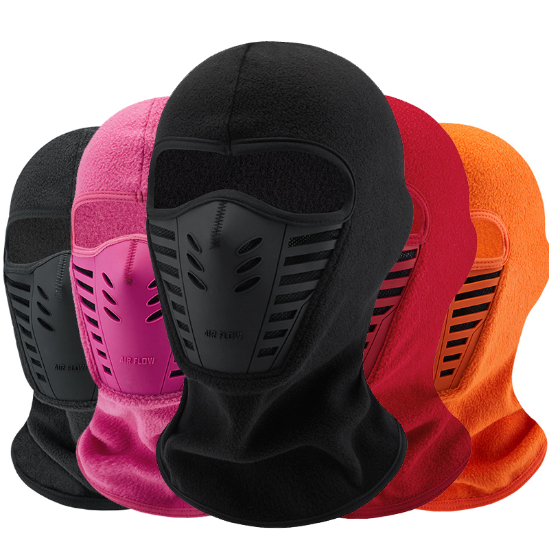 Winter warme Motorrad winddichte Gesichtsmaske Motocross Gesichtsmaske Cs Maske Outdoor warme Fahrrad Thermo Fleece Sturmhaube