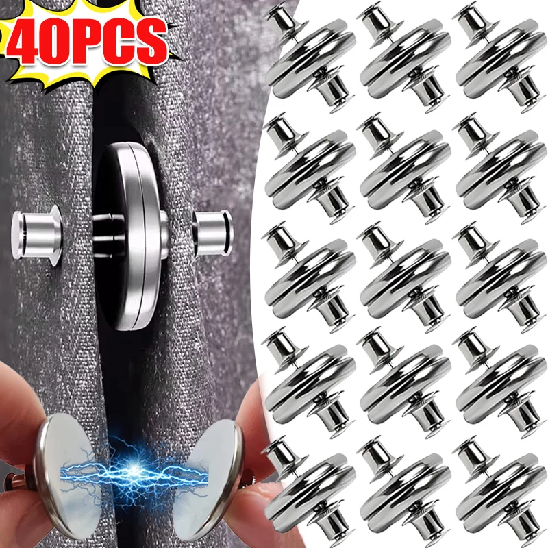 Magnetic Curtain Buckle Nail Free Detachable Window Decor Curtains Prevent Light Close Button tablecloths Curtain Magnet Clips