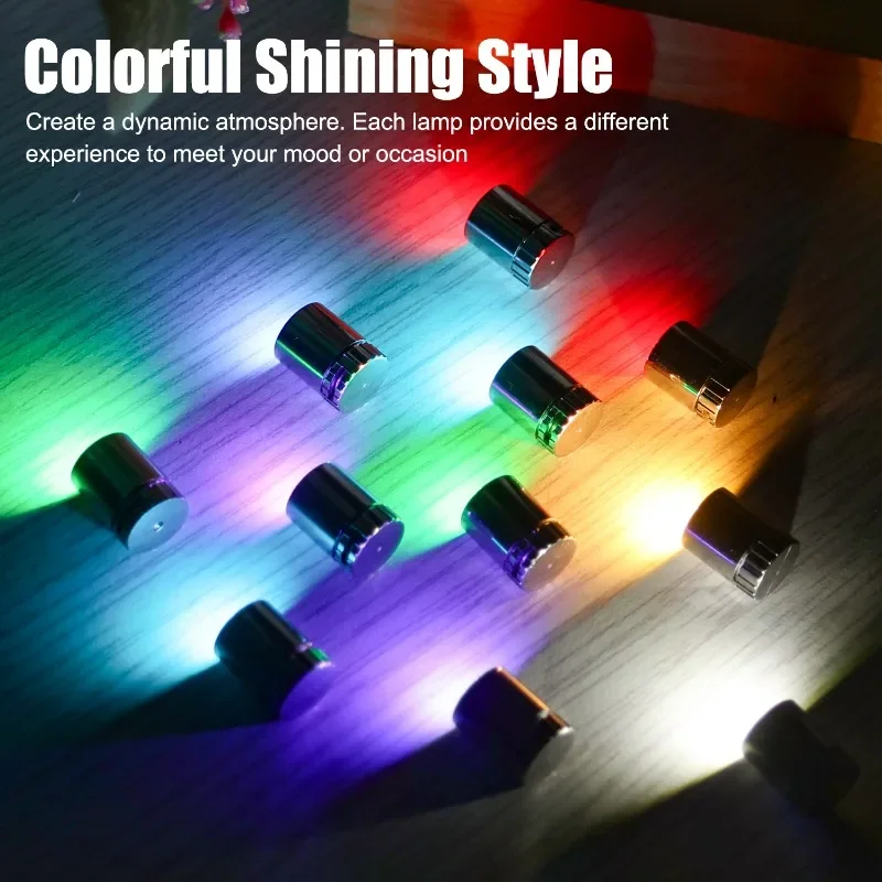 10/50PCS Mini LED Light Small Light Bulb Colorful Lights Battery Powered Lamps for Lantern Handcraft Lightingtiny Luminous Decor