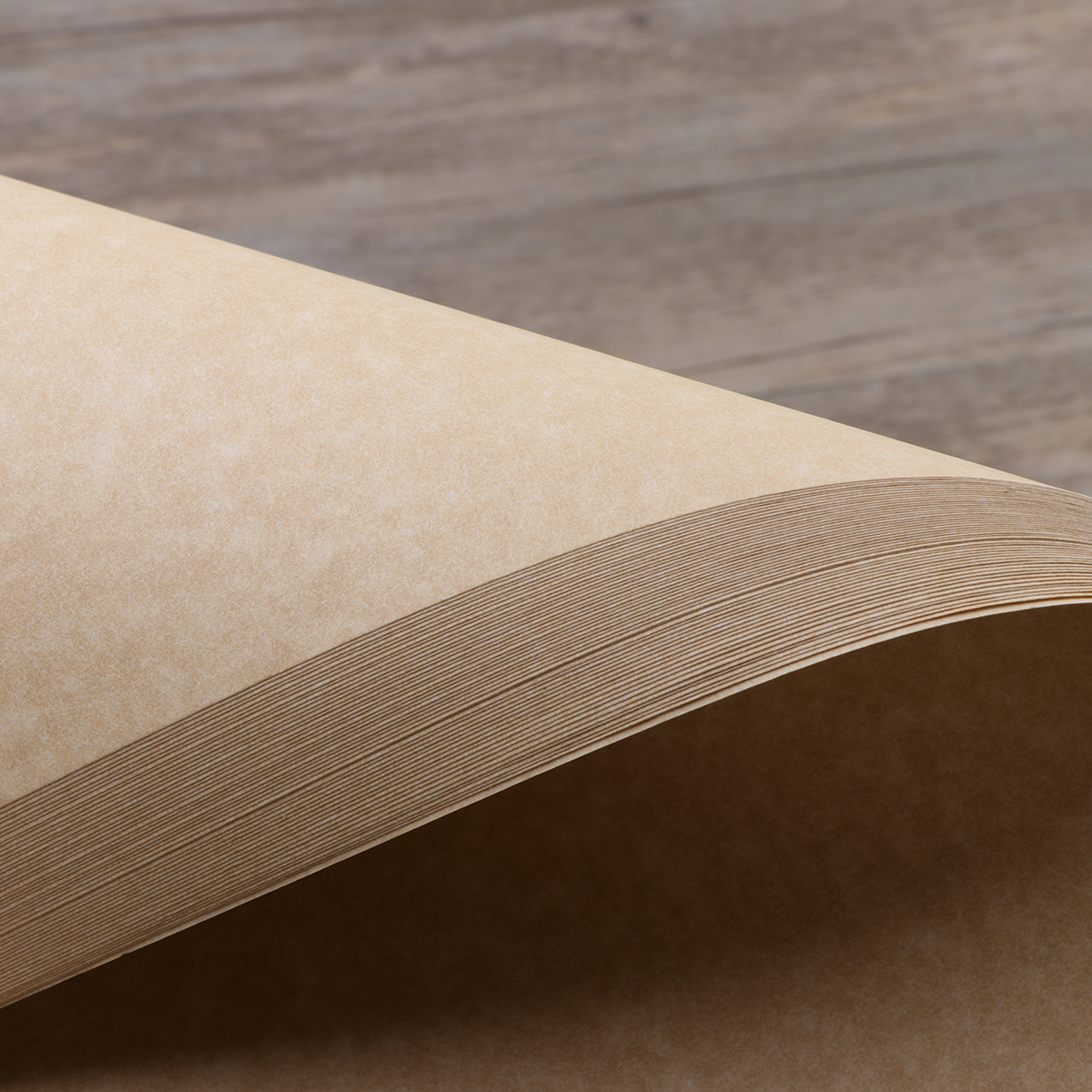 50 Stück A4-Papierbögen, Pergament-Retro-Papier für Zertifikate und Diplom, 90 g (Hellbraun)